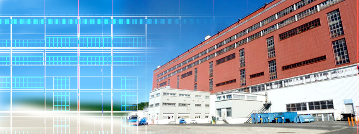 Plan 2D Photo bâtiment industriel EDF