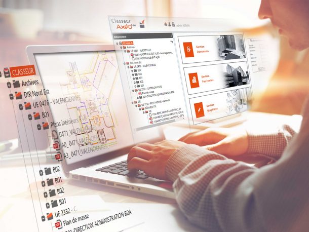 Illustration Ecran Arborescence et plan extraits du Classeur Axéo FM