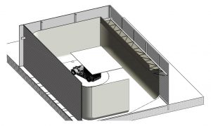 Maquette Numérique 3D Studio Photo XXL pour prise de vues des Camions Volvo