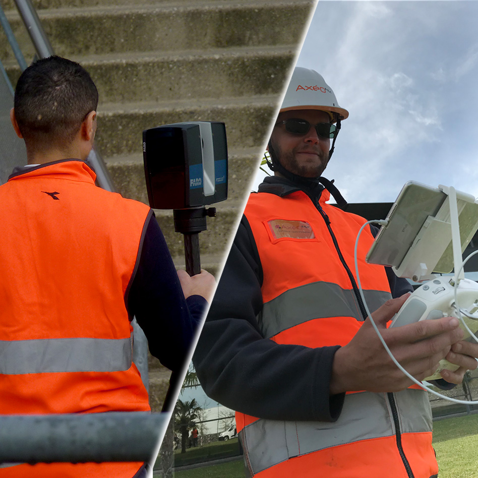 Opérateur Scanner Télépilote Drone Axéo FM