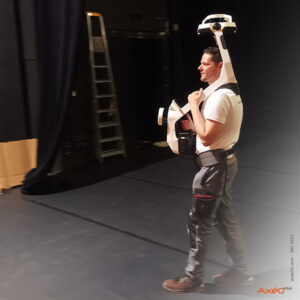 Relevé Scan mobile Axéo FM du théâtre de la Digue Toulouse